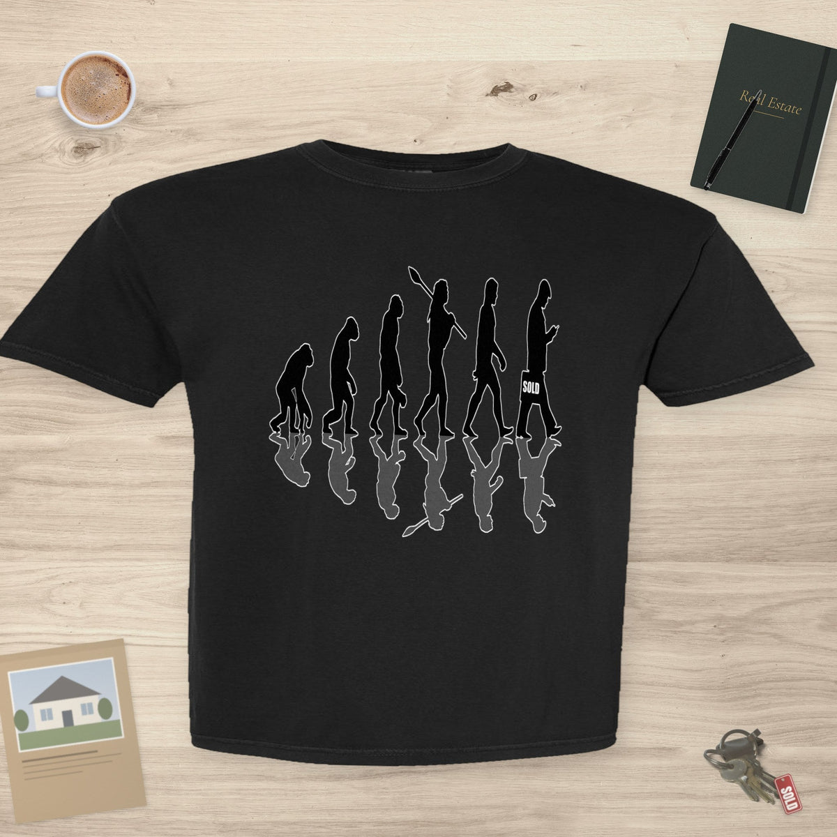 Evolution of Man (Realtor Edition) | Classic Tee - T-Shirt | ShirtyAgents