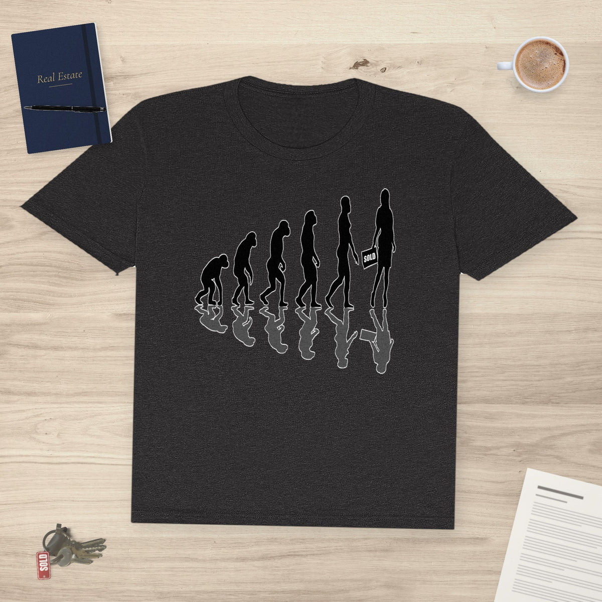 Evolution of Woman (Real Estate Edition) | Classic Tee - T-Shirt | ShirtyAgents