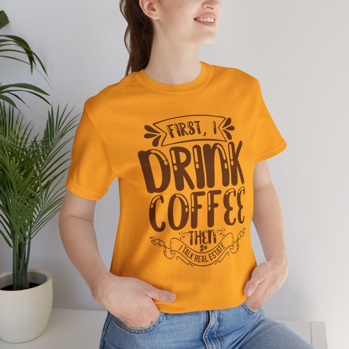 First I Drink Coffee - T-Shirt | ShirtyAgents