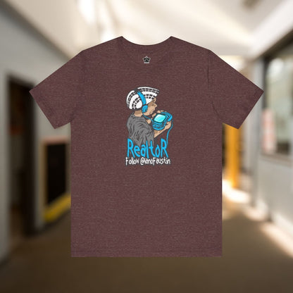 Follow The Realtor | @ianofAustin - T-Shirt | ShirtyAgents
