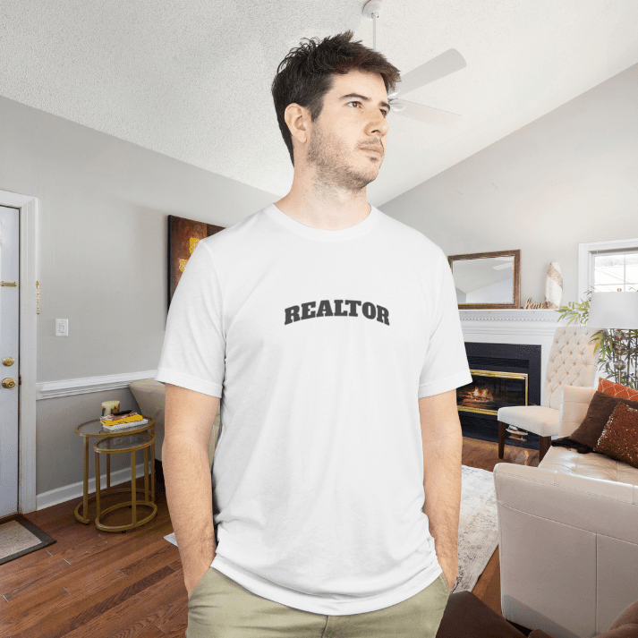 Go Team REALTOR - Realty Varsity Tee - T-Shirt | ShirtyAgents