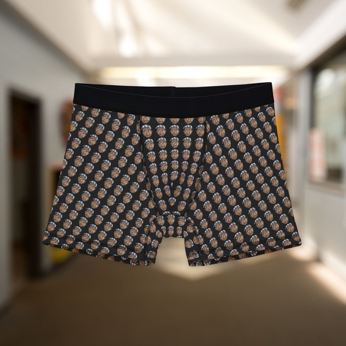 Head Logo Boxers | @ianofAustin - All Over Prints | ShirtyAgents