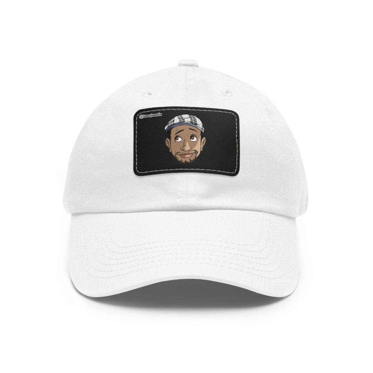 Head Logo Hat with Leather Patch | @ianofAustin - Hats | ShirtyAgents