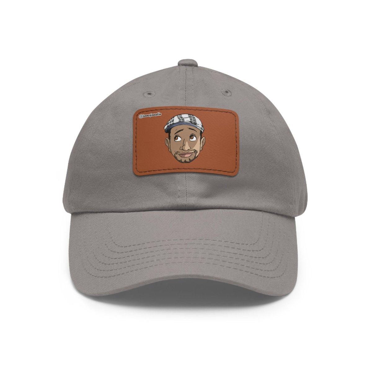 Head Logo Hat with Leather Patch | @ianofAustin - Hats | ShirtyAgents