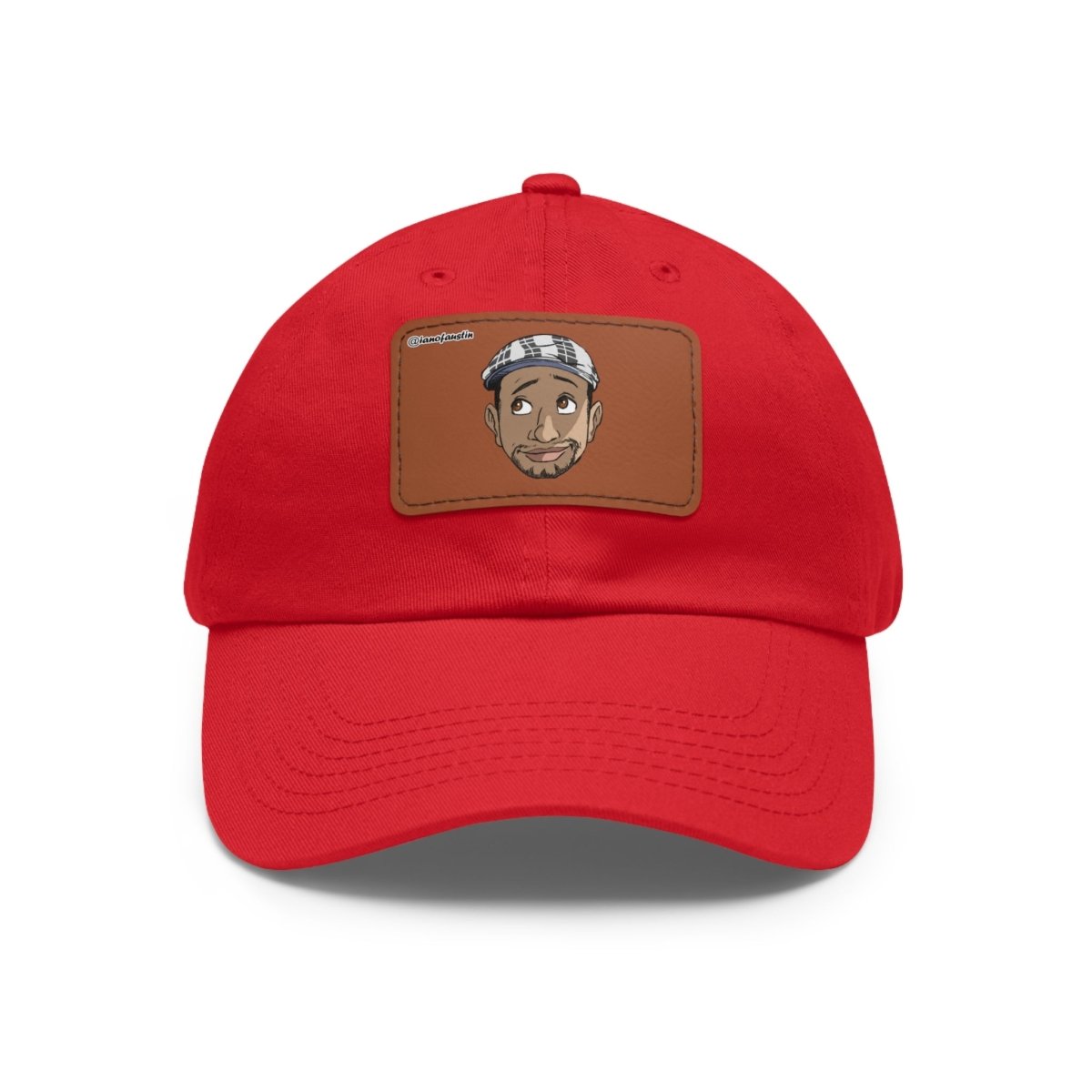 Head Logo Hat with Leather Patch | @ianofAustin - Hats | ShirtyAgents