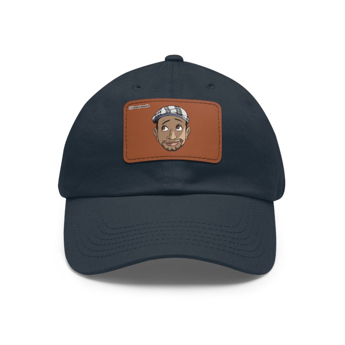 Head Logo Hat with Leather Patch | @ianofAustin - Hats | ShirtyAgents