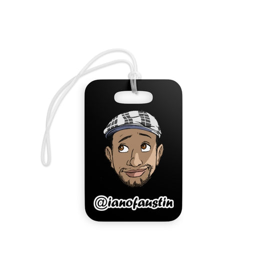 Head Logo Luggage Tag #ianofaustin - Accessories | ShirtyAgents