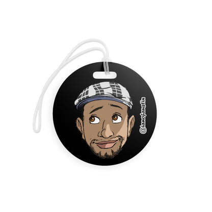 Head Logo Luggage Tag #ianofaustin - Accessories | ShirtyAgents