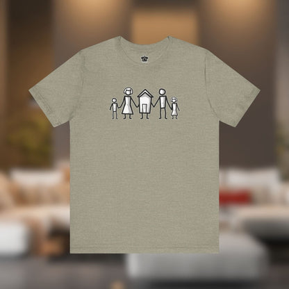 Home Is Where Family Begins" – Realtor T-Shirt - T-Shirt | ShirtyAgents
