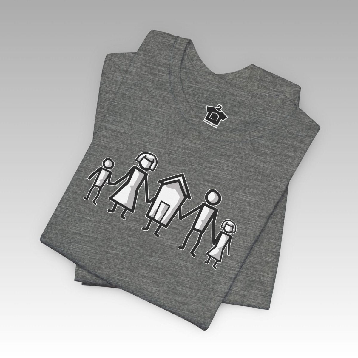 Home Is Where Family Begins" – Realtor T-Shirt - T-Shirt | ShirtyAgents