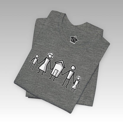 Home Is Where Family Begins" – Realtor T-Shirt - T-Shirt | ShirtyAgents