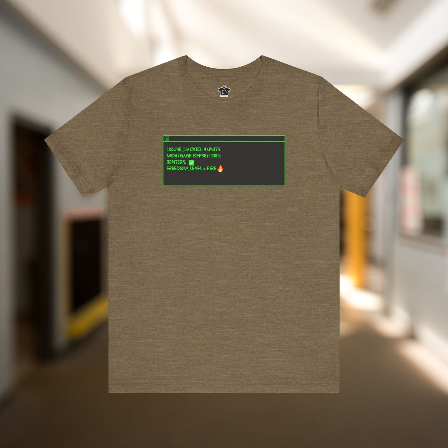 House Hack Equals FIRE T-Shirt - T-Shirt | ShirtyAgents