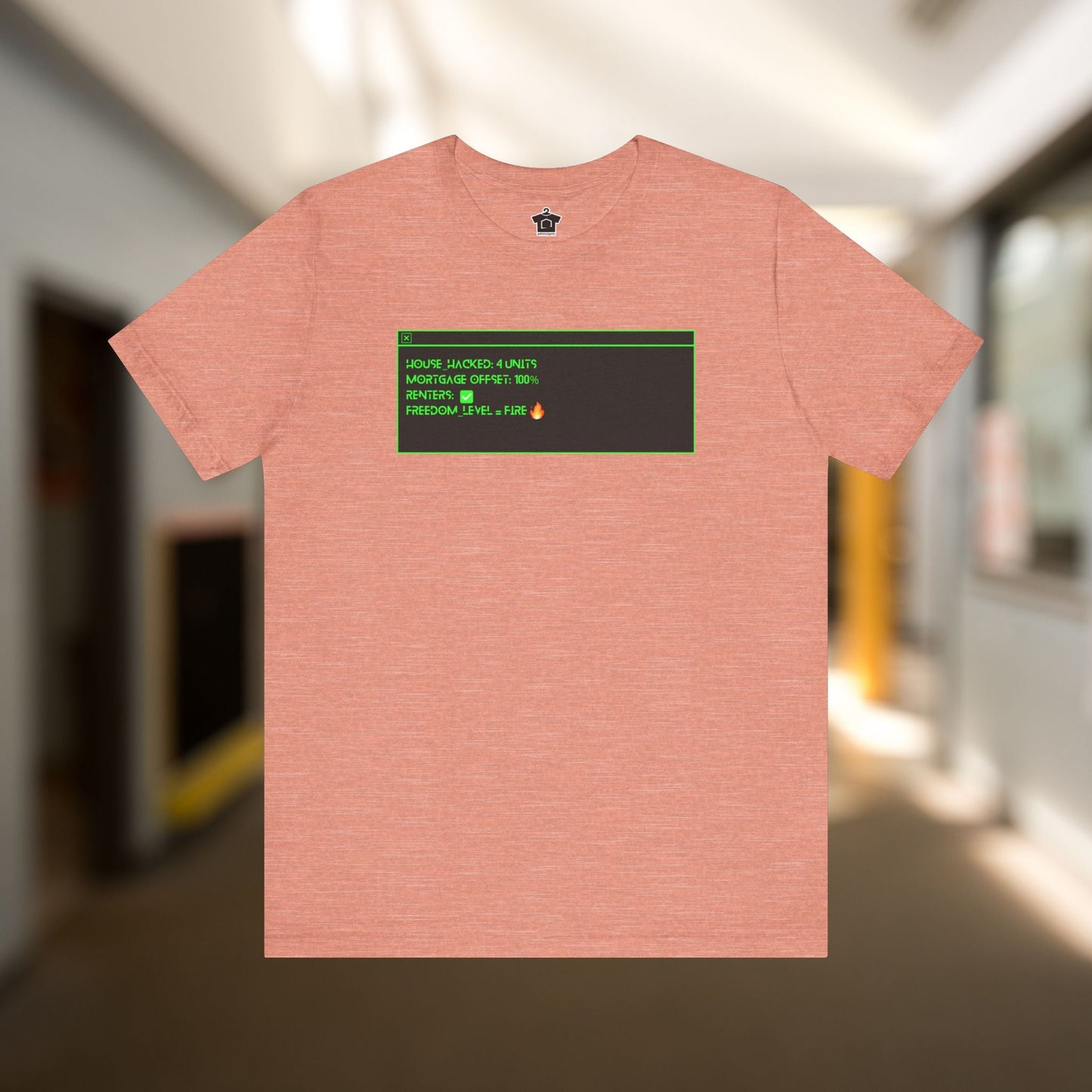 House Hack Equals FIRE T-Shirt - T-Shirt | ShirtyAgents