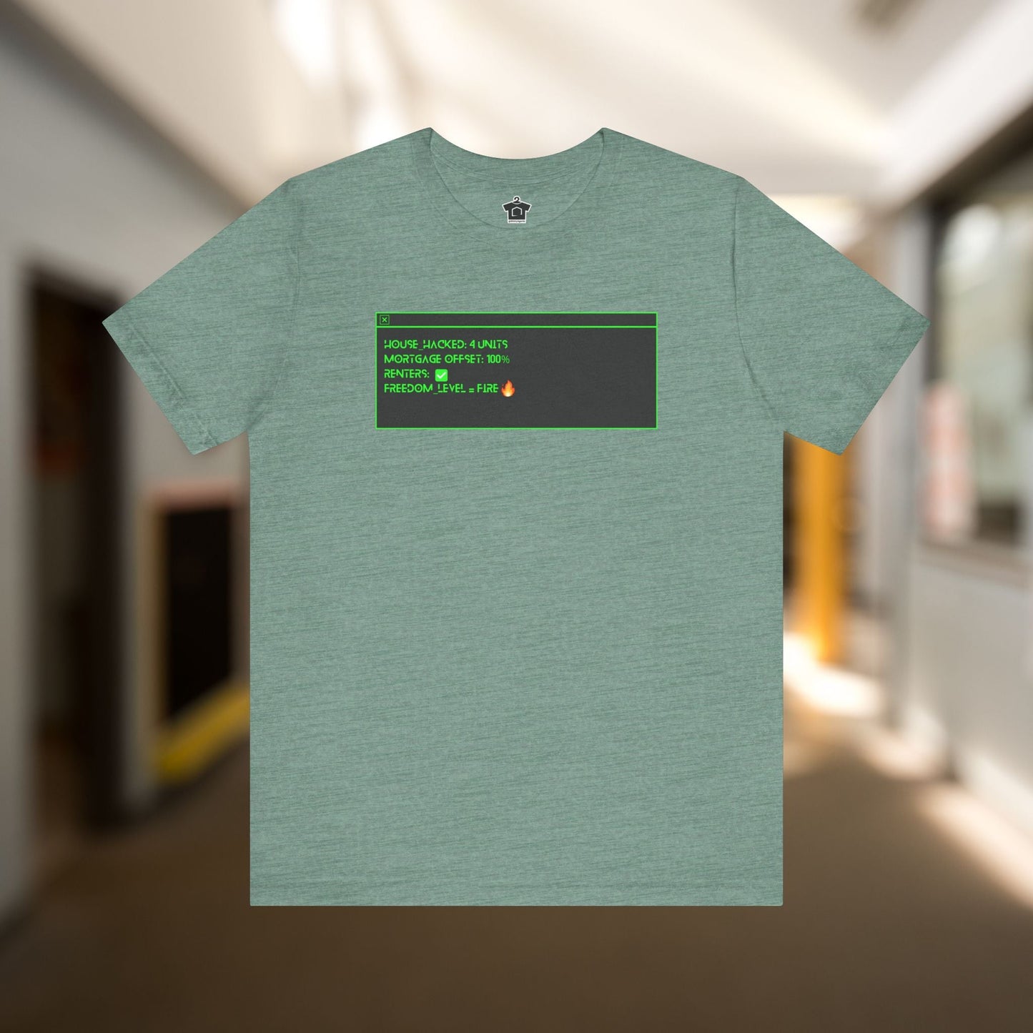 House Hack Equals FIRE T-Shirt - T-Shirt | ShirtyAgents
