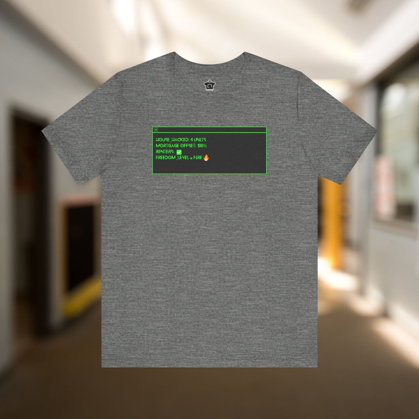 House Hack Equals FIRE T-Shirt - T-Shirt | ShirtyAgents