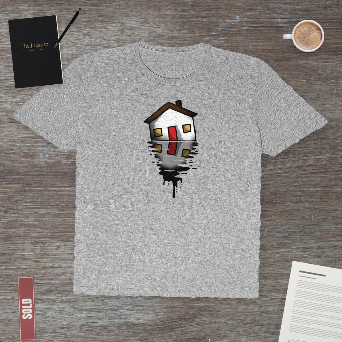House Melting Over the Horizon | Classic Tee - T-Shirt | ShirtyAgents