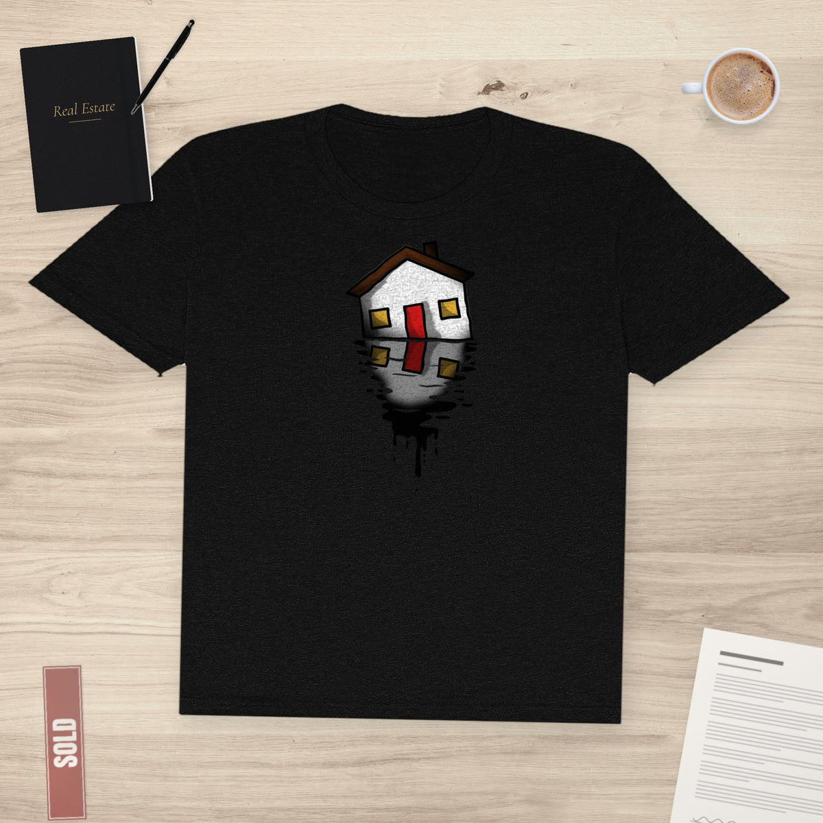 House Melting Over the Horizon | Classic Tee - T-Shirt | ShirtyAgents