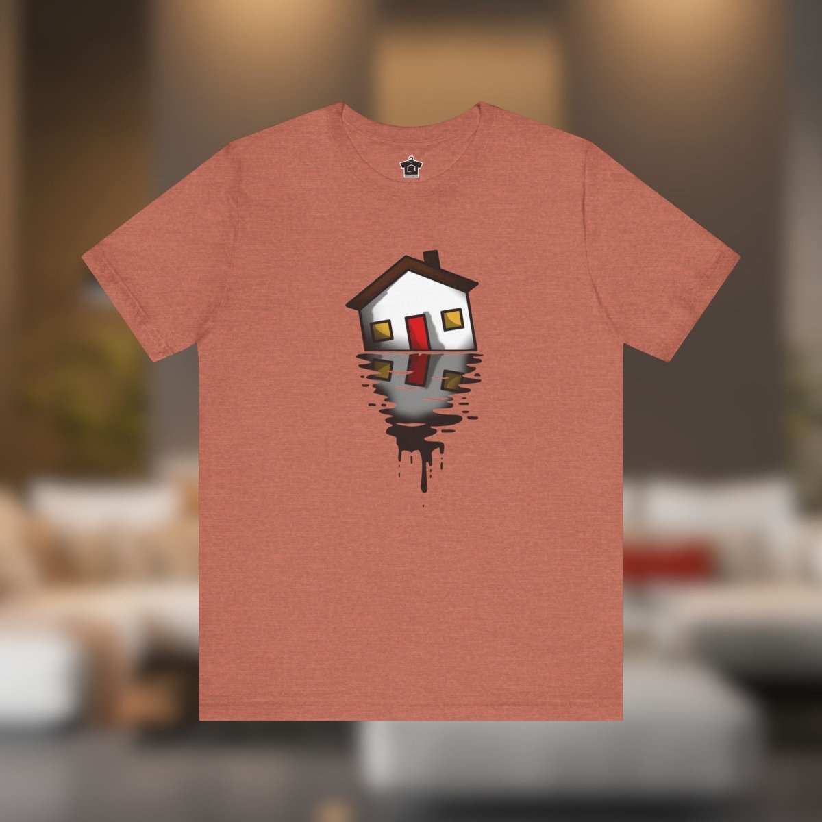House Melting Over the Horizon T-Shirt - T-Shirt | ShirtyAgents