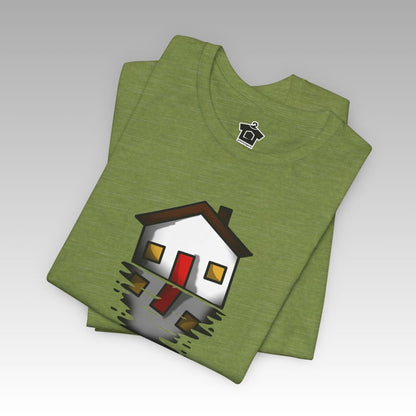 House Melting Over the Horizon T-Shirt - T-Shirt | ShirtyAgents