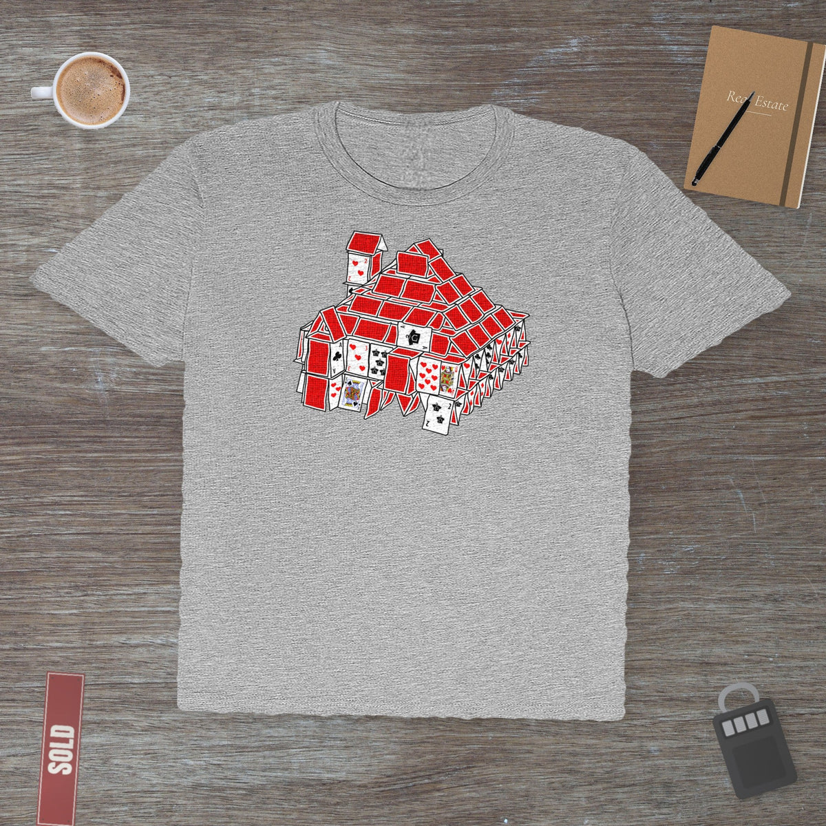 House of Shirty Cards – The Ultimate Real Estate Hustler | Classic Tee - T-Shirt | ShirtyAgents