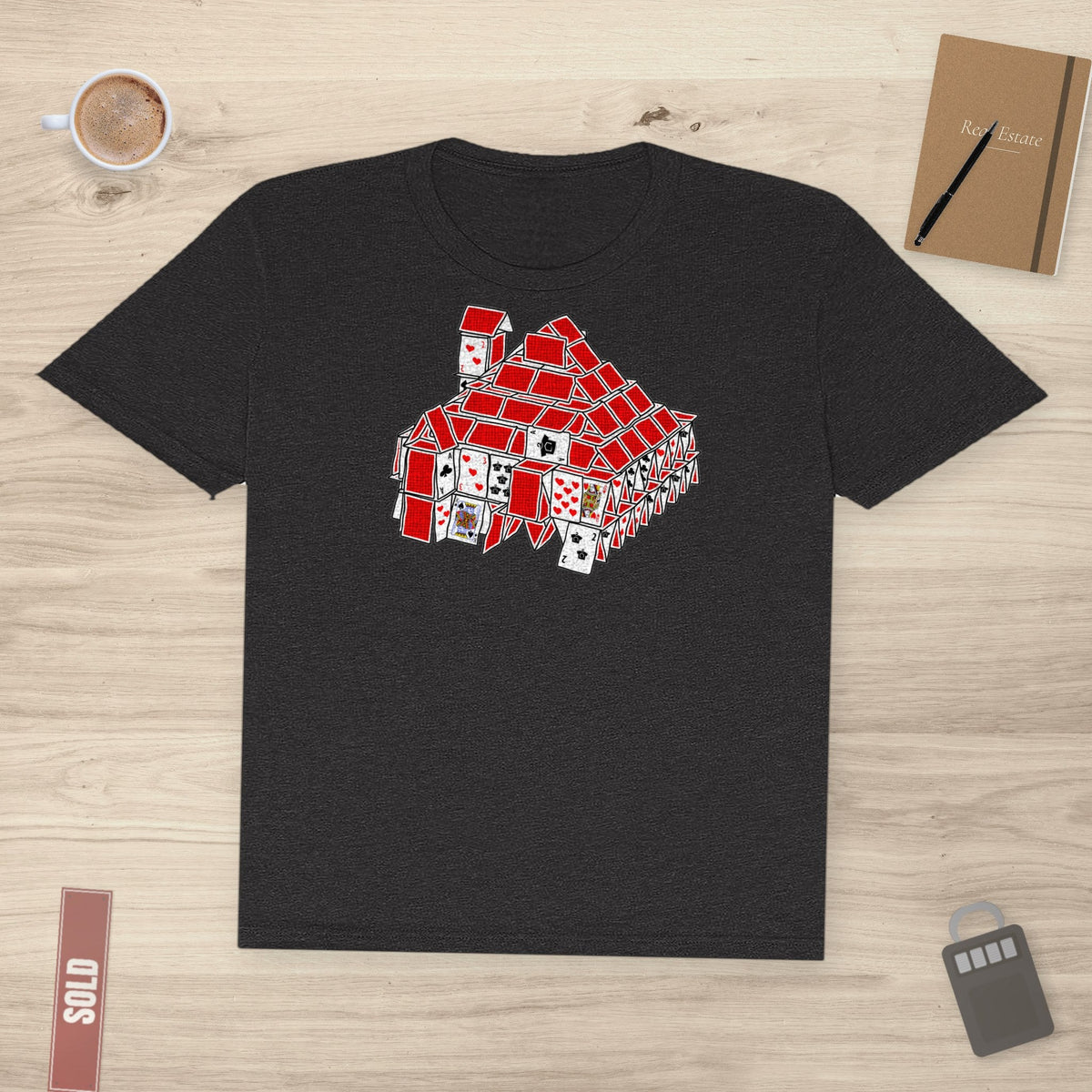 House of Shirty Cards – The Ultimate Real Estate Hustler | Classic Tee - T-Shirt | ShirtyAgents