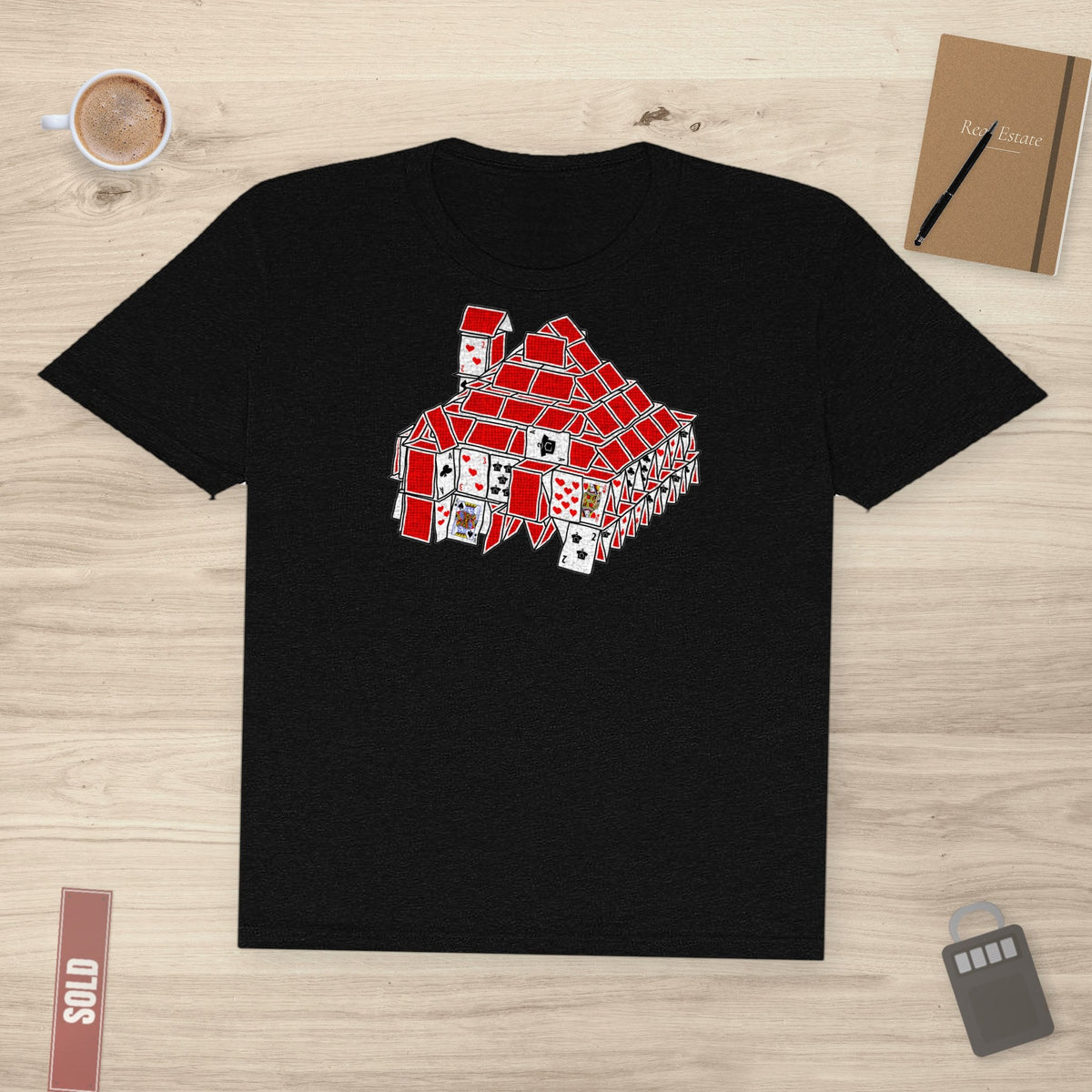 House of Shirty Cards – The Ultimate Real Estate Hustler | Classic Tee - T-Shirt | ShirtyAgents