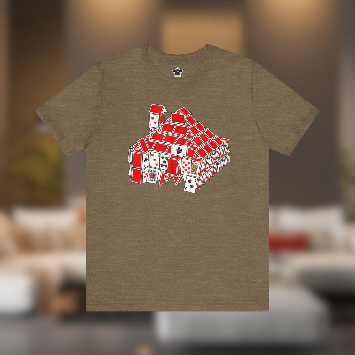 House of Shirty Cards – The Ultimate Real Estate Hustler Tee - T-Shirt | ShirtyAgents