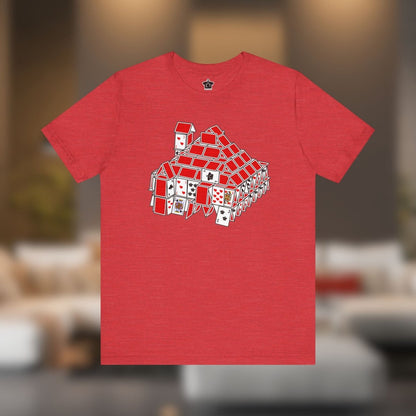 House of Shirty Cards – The Ultimate Real Estate Hustler Tee - T-Shirt | ShirtyAgents