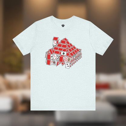 House of Shirty Cards – The Ultimate Real Estate Hustler Tee - T-Shirt | ShirtyAgents