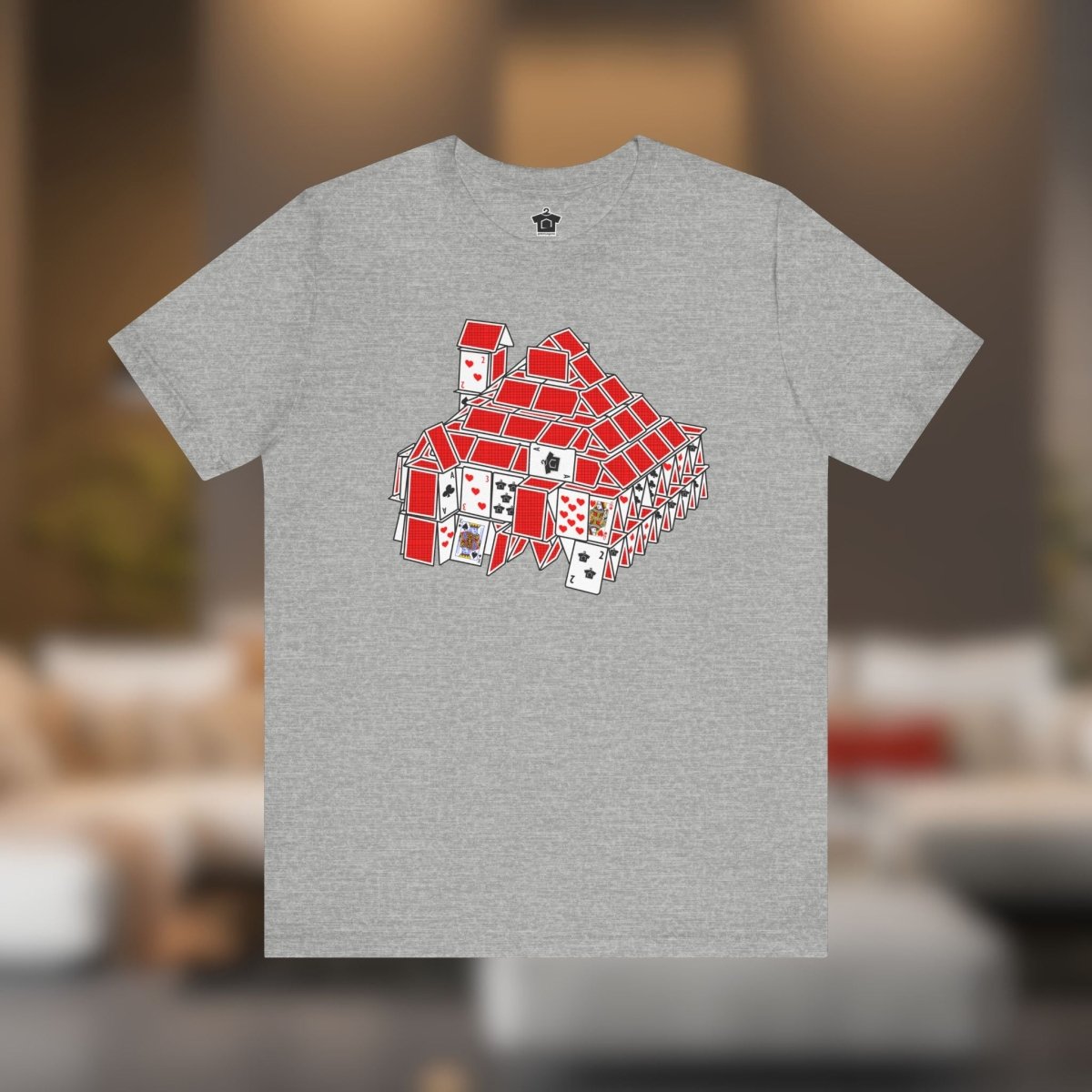 House of Shirty Cards – The Ultimate Real Estate Hustler Tee - T-Shirt | ShirtyAgents
