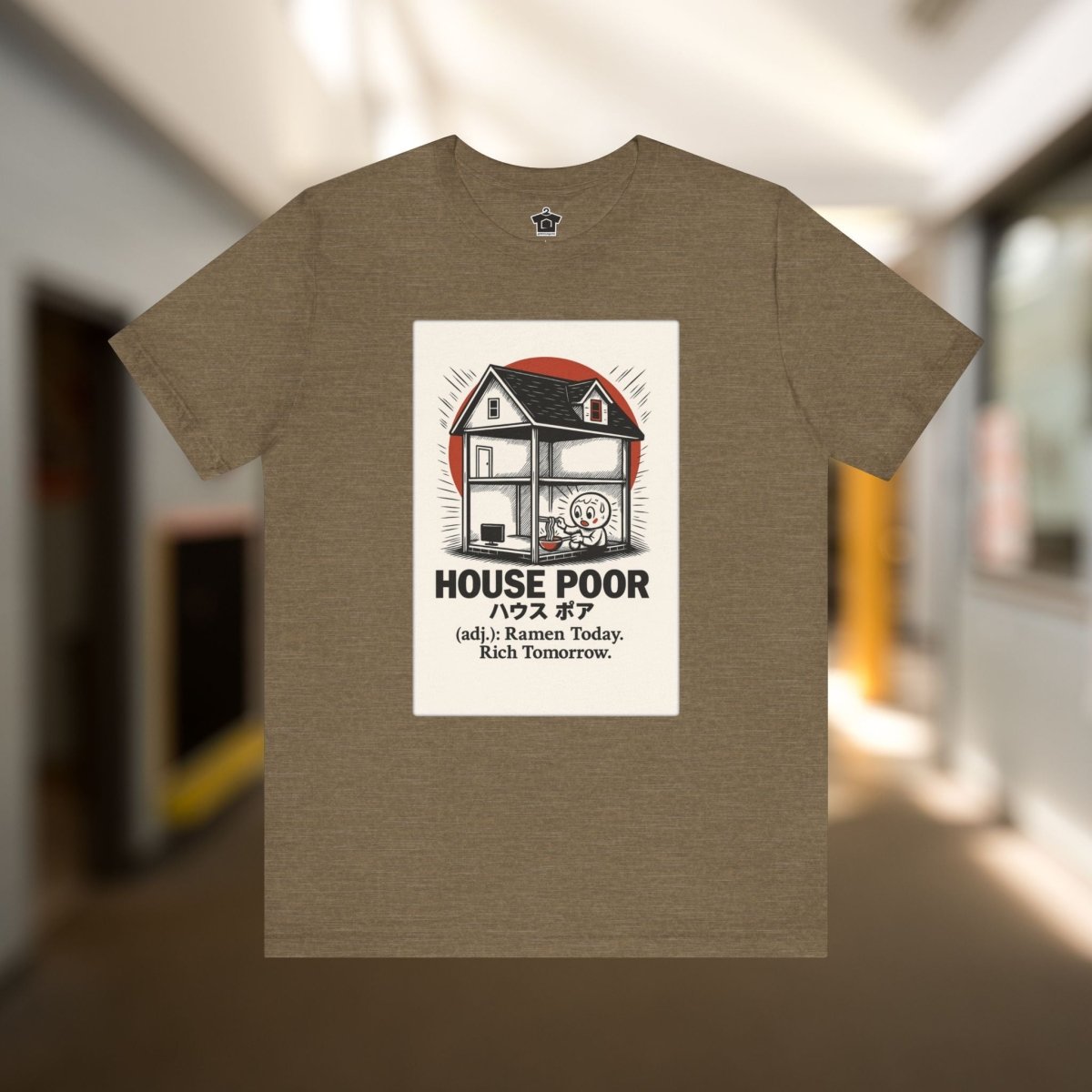House Poor Ramen Manga T-Shirt - T-Shirt | ShirtyAgents