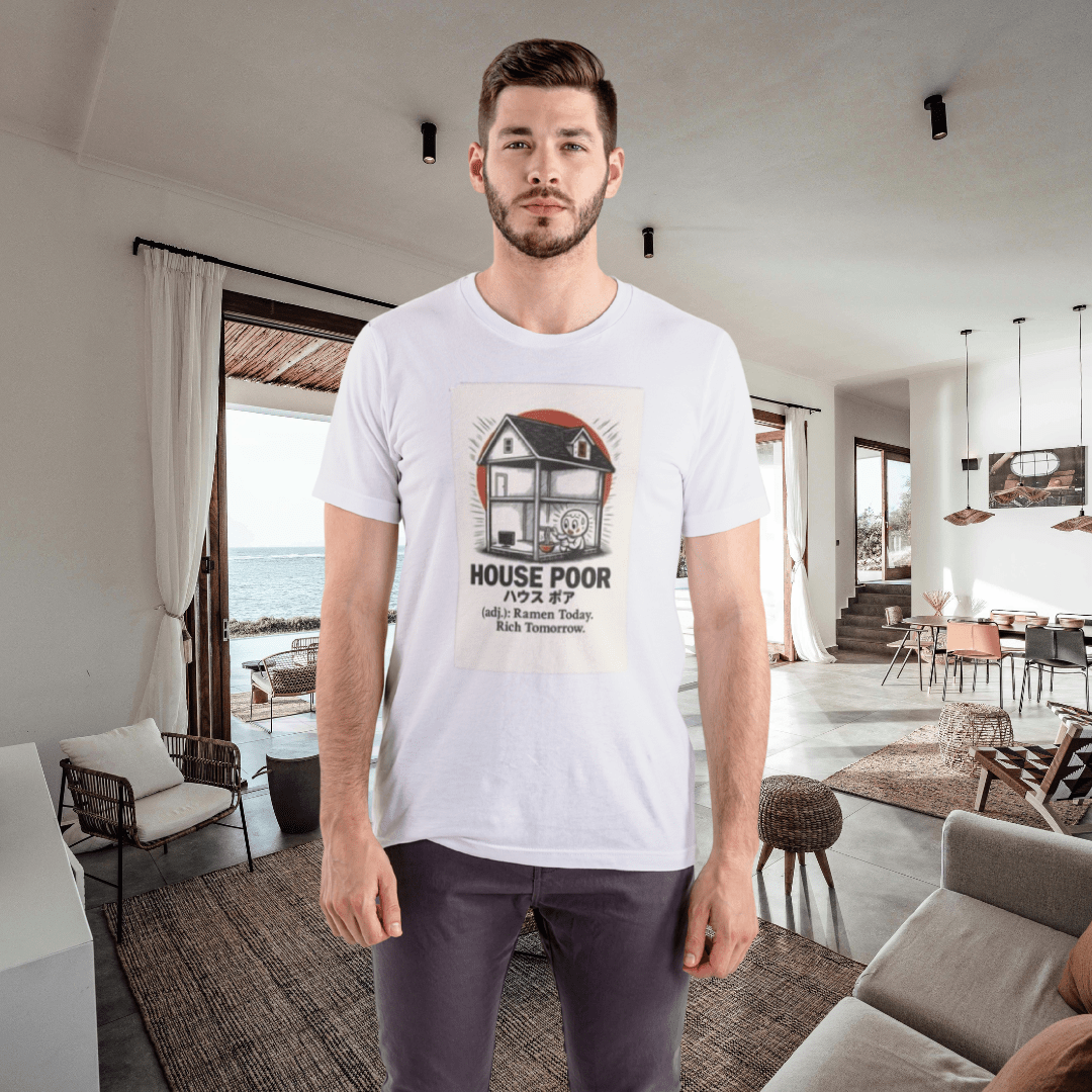 House Poor Ramen Manga T-Shirt - T-Shirt | ShirtyAgents