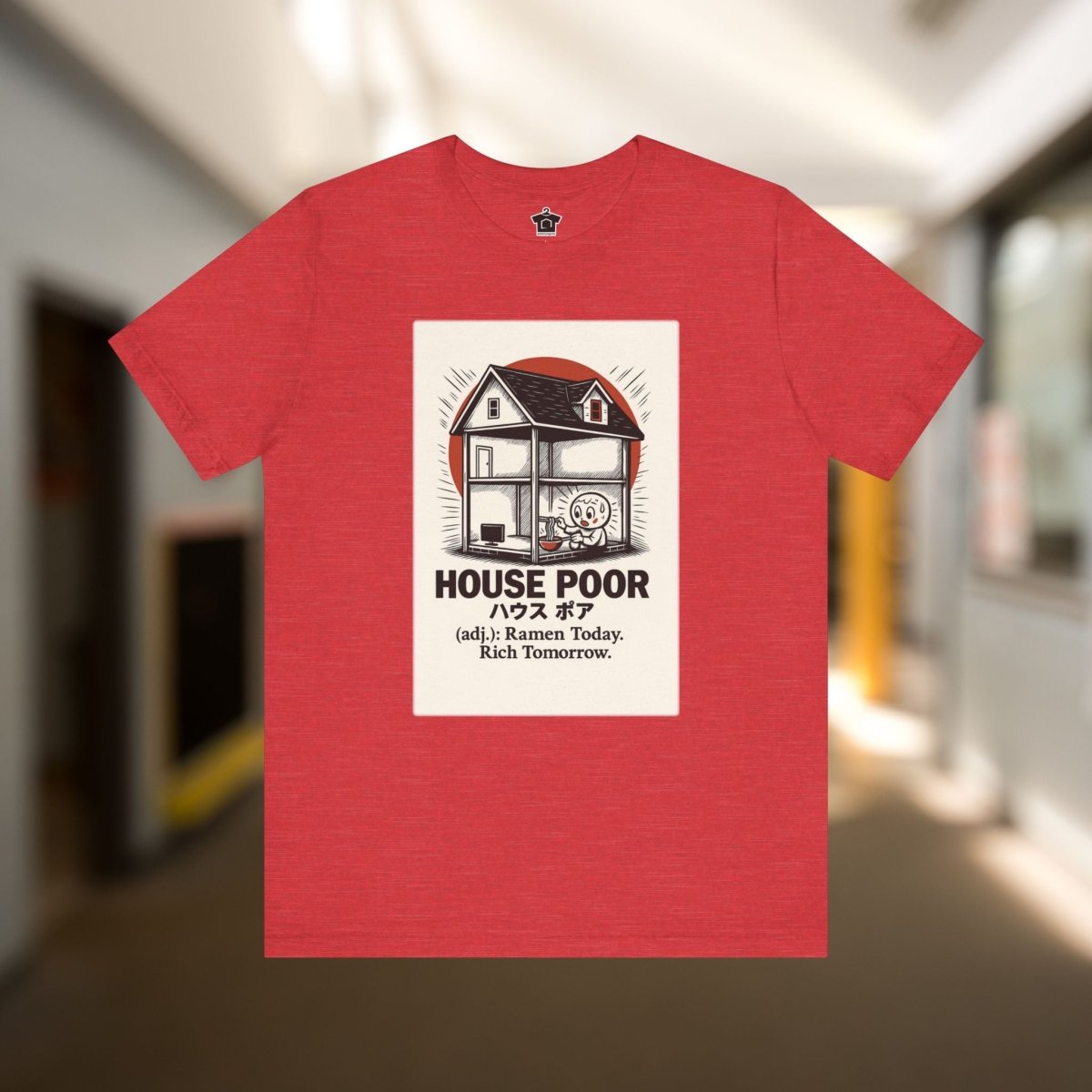 House Poor Ramen Manga T-Shirt - T-Shirt | ShirtyAgents