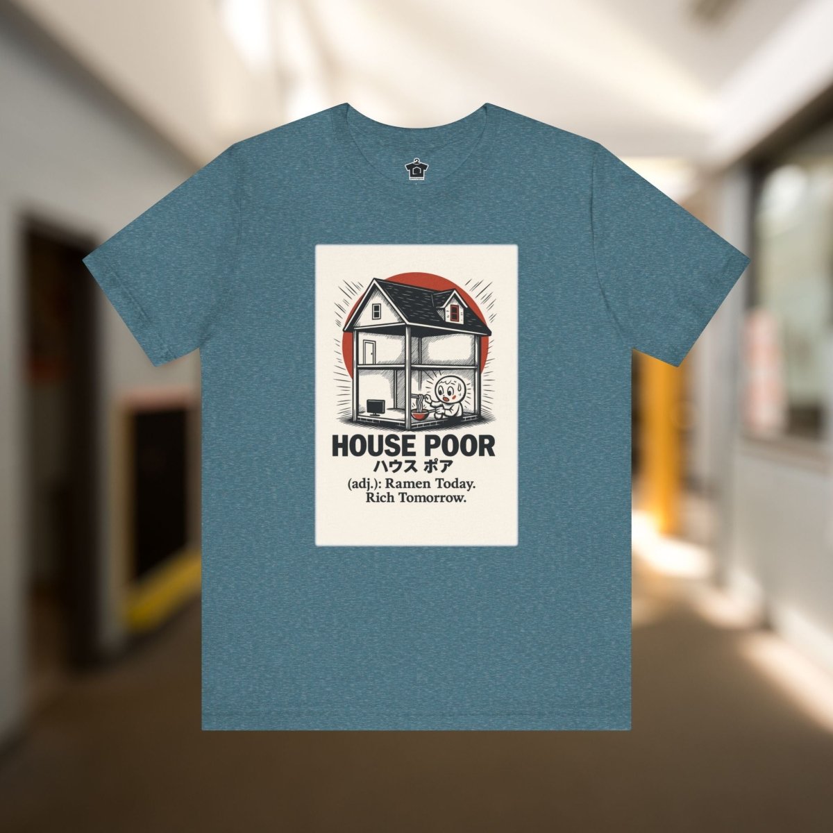 House Poor Ramen Manga T-Shirt - T-Shirt | ShirtyAgents