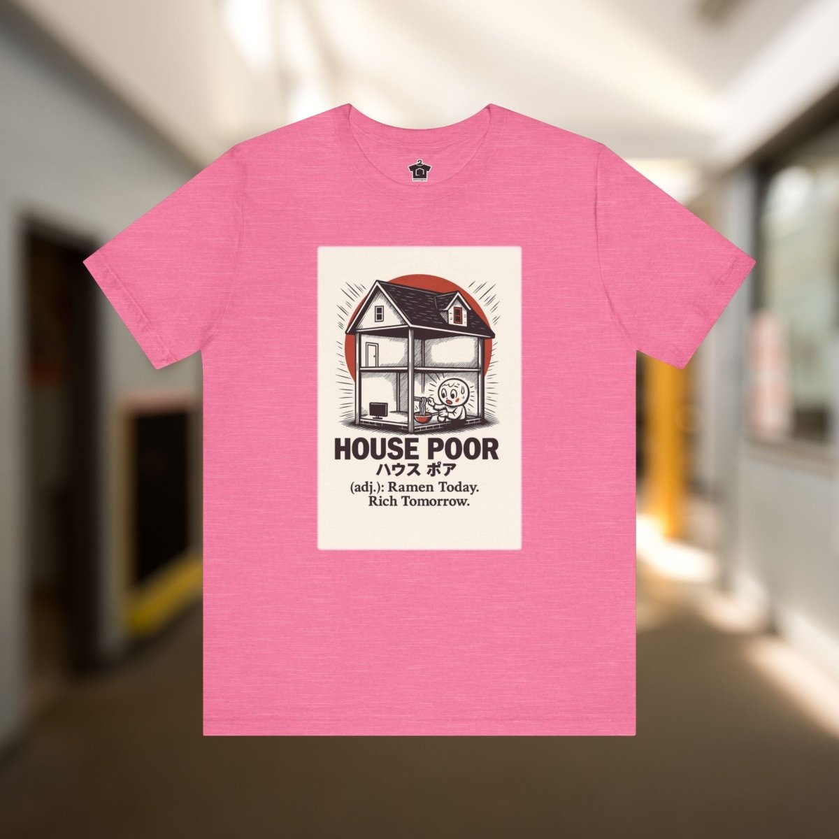 House Poor Ramen Manga T-Shirt - T-Shirt | ShirtyAgents