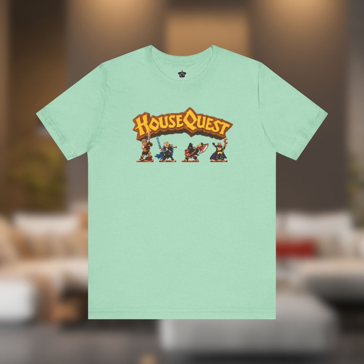 HouseQuest Tshirt Pixel | @ianofAustin - T-Shirt | ShirtyAgents