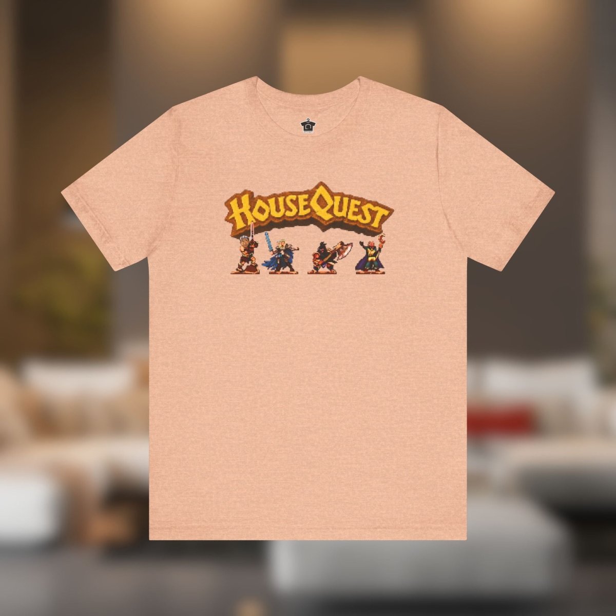 HouseQuest Tshirt Pixel | @ianofAustin - T-Shirt | ShirtyAgents