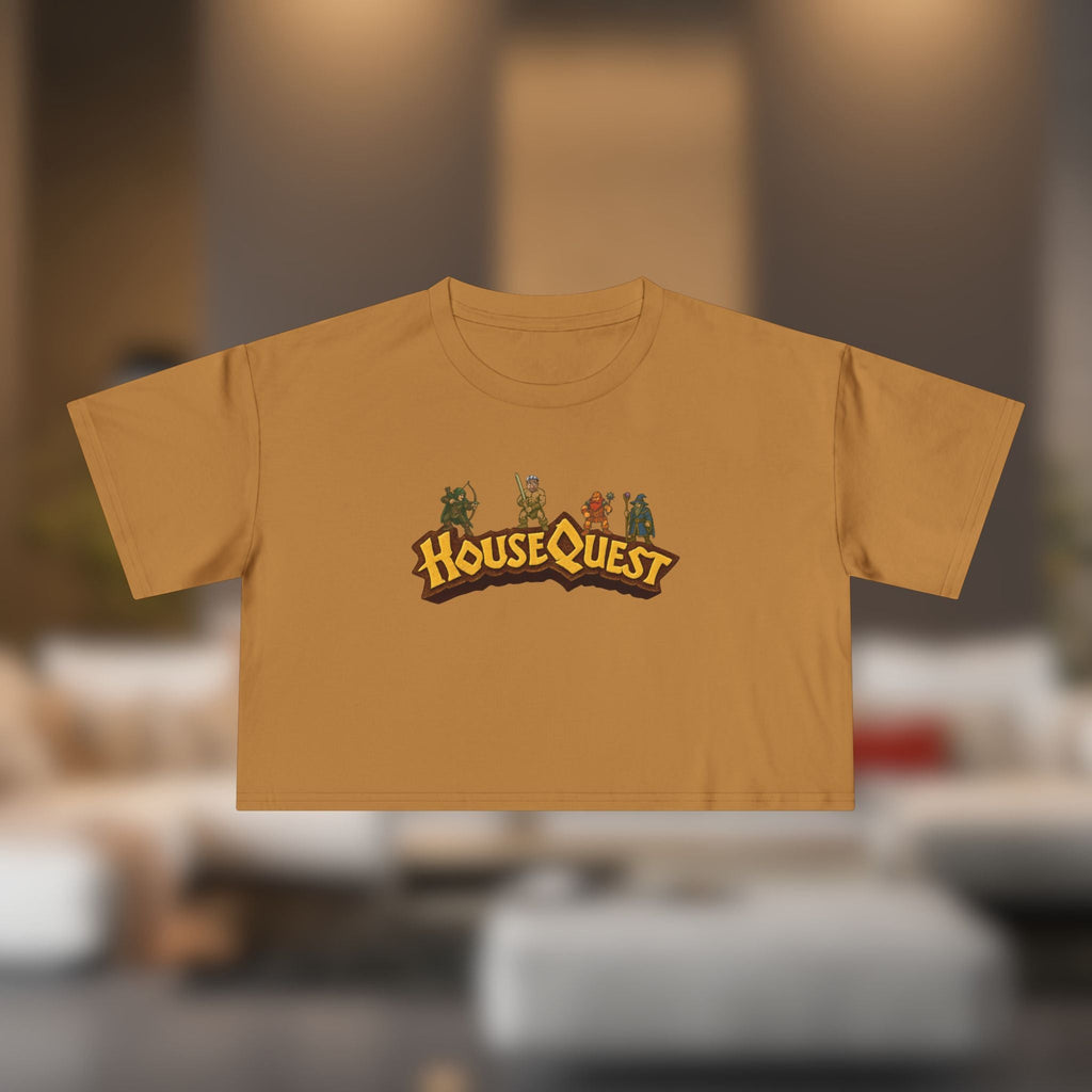 HouseQuest v2 @ianofAustin | Women's Crop Tee - T-Shirt | ShirtyAgents