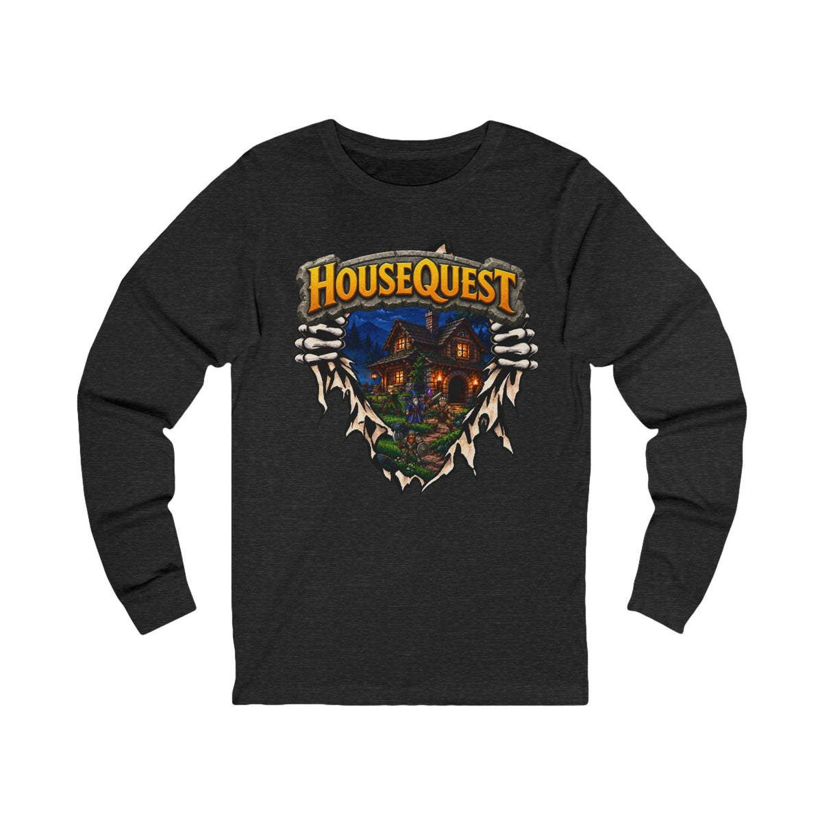 HouseQuest v3 HD Active Long Sleeve | @ianofAustin - Long-sleeve | ShirtyAgents