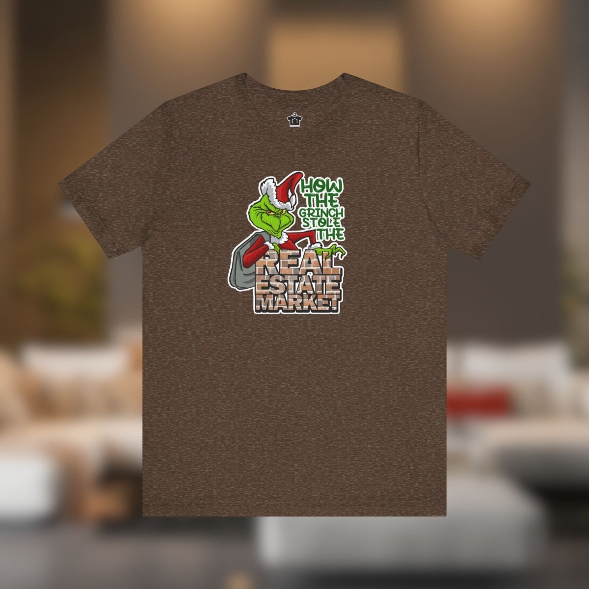 How The Grinch Stole The Real Estate Market – The Perfect Realtor® Holiday Tee - T-Shirt | ShirtyAgents