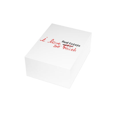 I Love Real Estate So Much Folded Greeting Cards - Paper products | ShirtyAgents