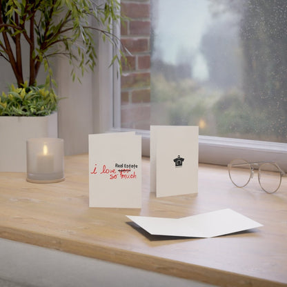 I Love Real Estate So Much Folded Greeting Cards - Paper products | ShirtyAgents