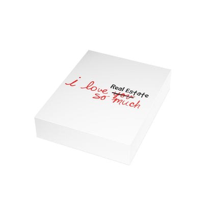 I Love Real Estate So Much Folded Greeting Cards - Paper products | ShirtyAgents