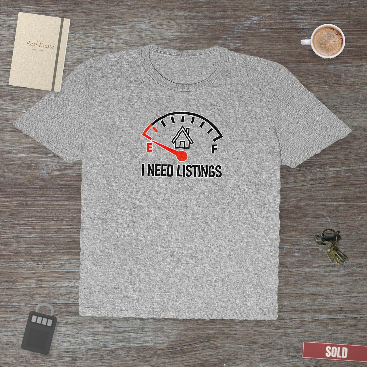 I Need Listings – Funny Realtor | Classic Tee - T-Shirt | ShirtyAgents