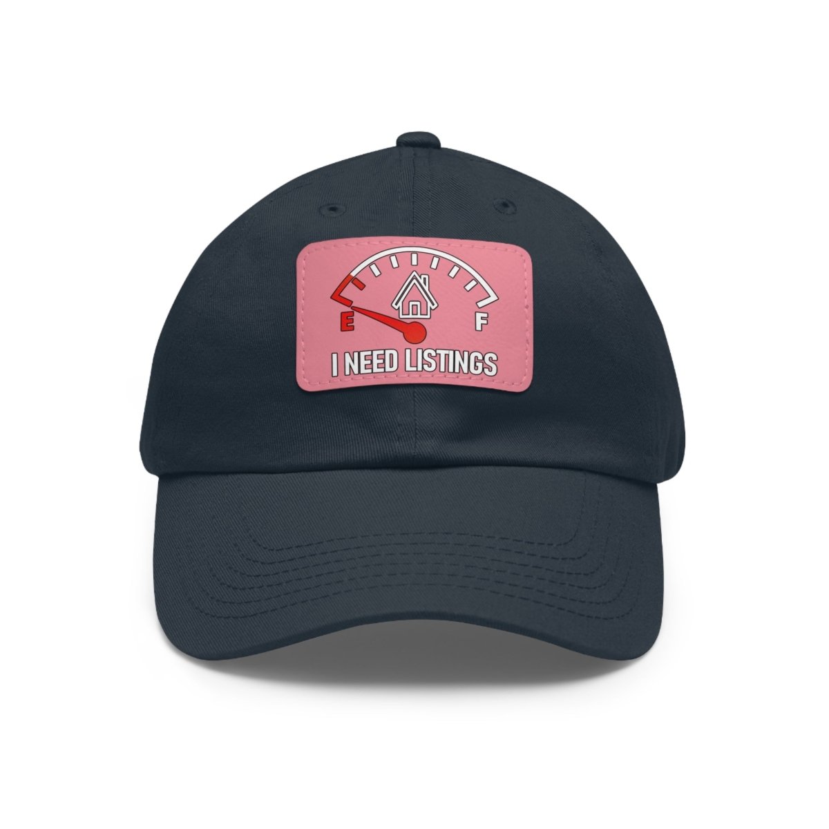 I Need Listings Hat with Leather Patch - Hats | ShirtyAgents