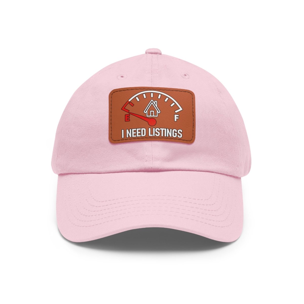 I Need Listings Hat with Leather Patch - Hats | ShirtyAgents