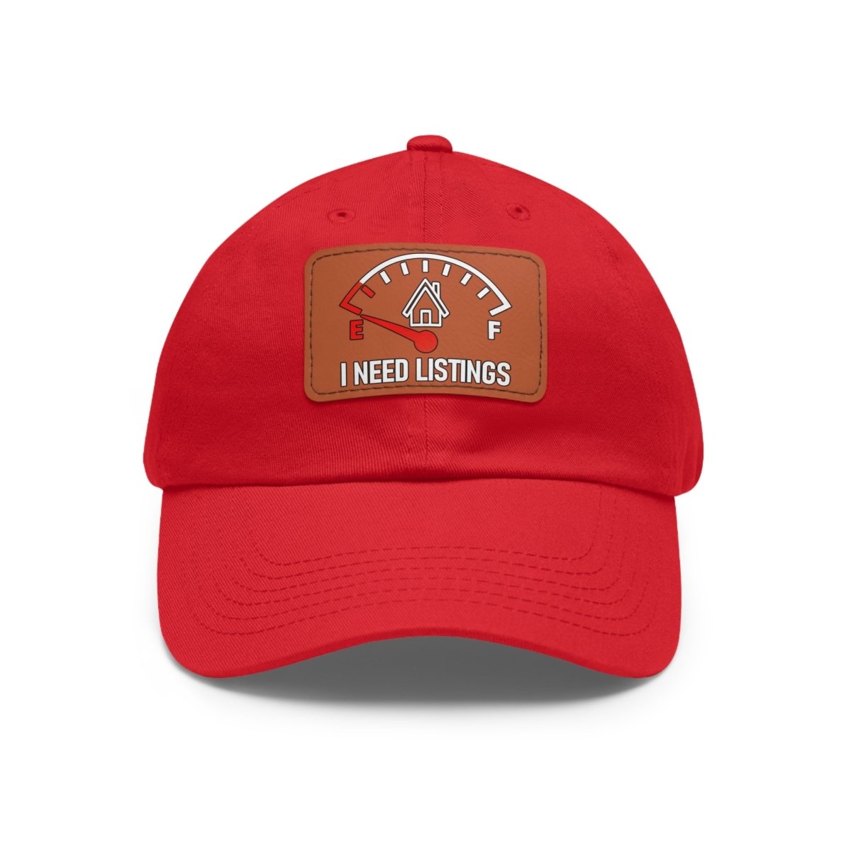 I Need Listings Hat with Leather Patch - Hats | ShirtyAgents