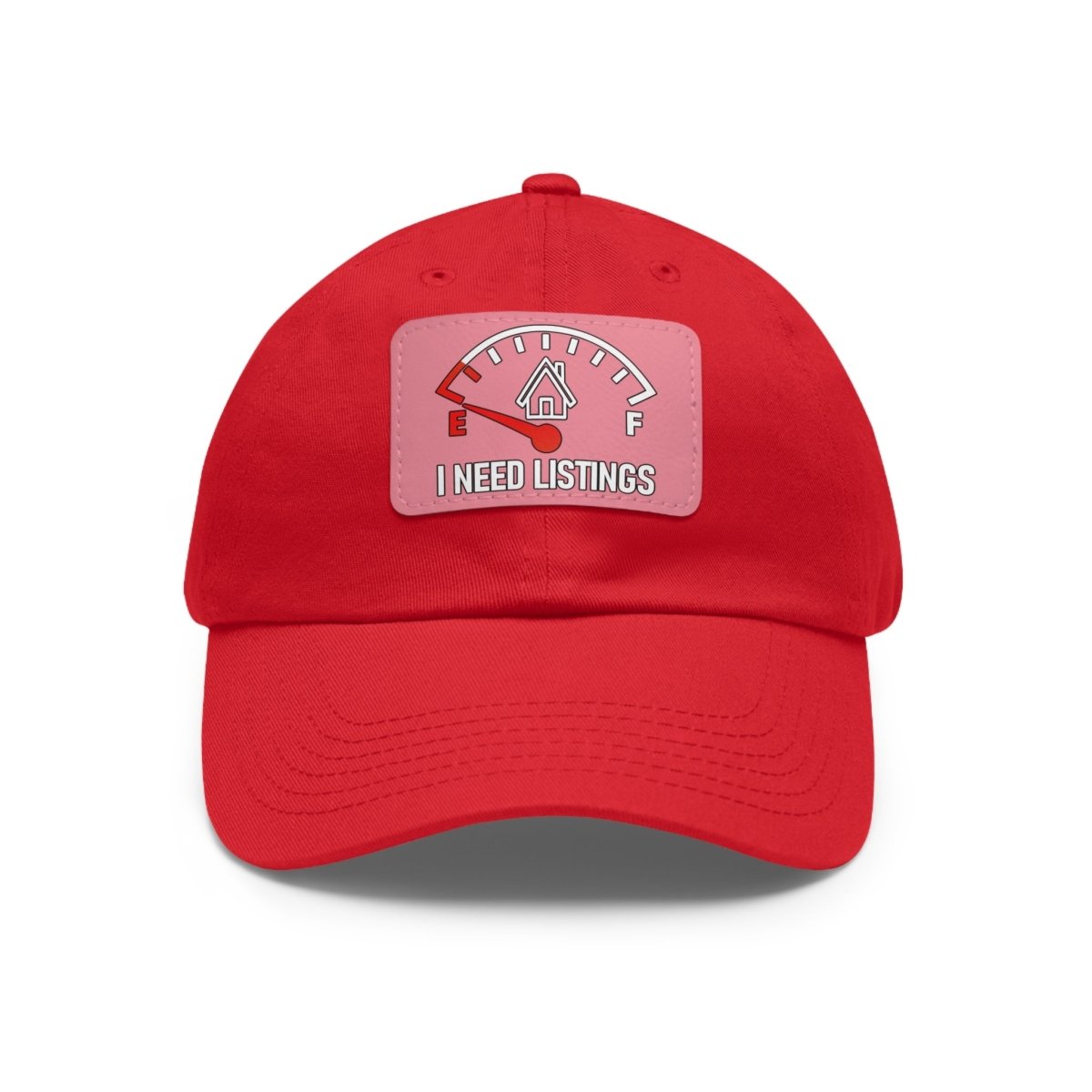 I Need Listings Hat with Leather Patch - Hats | ShirtyAgents