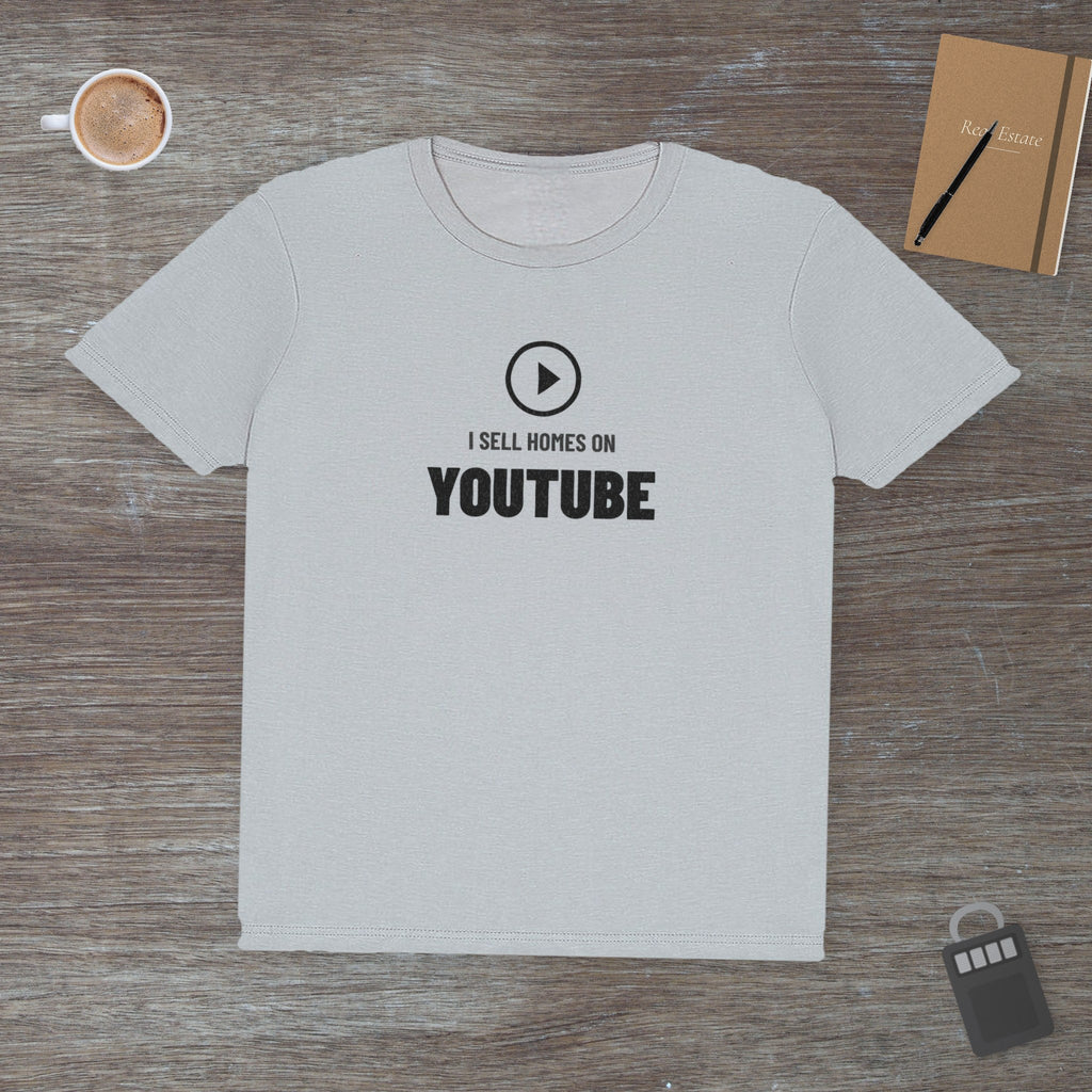 I Sell Homes On YouTube | Soft Premium Tee - T-Shirt | ShirtyAgents