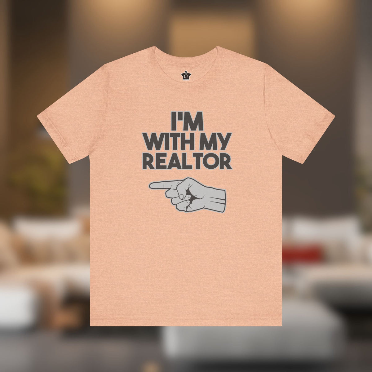 I’m With My Realtor T-Shirt - T-Shirt | ShirtyAgents